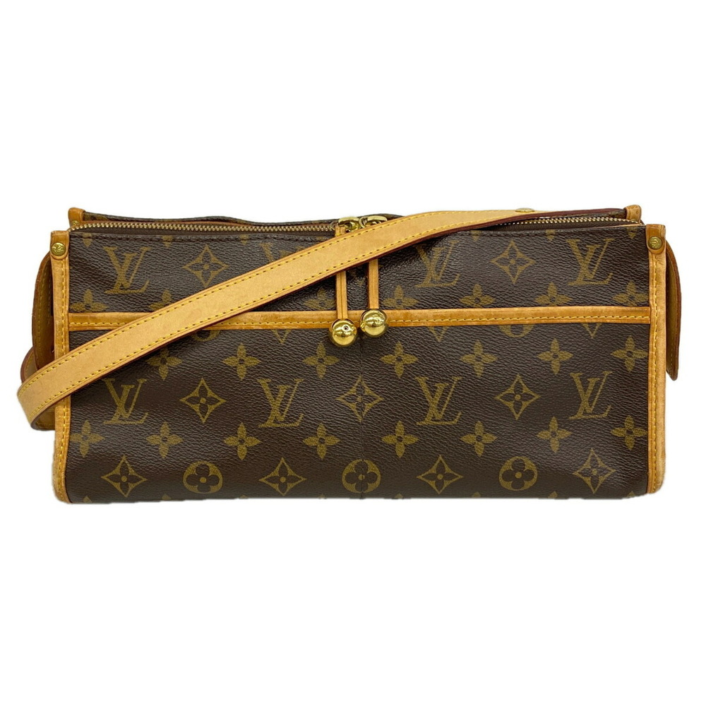 Louis Vuitton Monogram Popincourt Long Shoulder Bag M40008 Brown Women's P355...